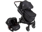 Carrinho de Bebê TS kansas Black/Preto 3 em 1 - Premium Baby