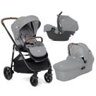 Carrinho de Bebê Versatrax E Travel System Trio Pebble Cinza - Joie