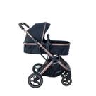 Carrinho de Bebê Zoe Preto e Cobre - Galzerano Carrinho de Bebê Zoe Preto e Cobre - Galzerano