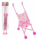 Carrinho De Boneca Bebê Reborn Brinquedo Baby Passeio Dobrável Infantil Rosa