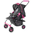 Carrinho de Boneca Milano Estilo Preto/Pink Carrinho de Boneca Milano Estilo Preto/Pink