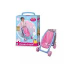 Carrinho de boneca passeio do bebe princesas 47cm 0790 - nig