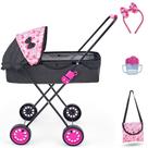 Carrinho de Boneca Veneza 79 CM ALT Bebe Reborn Milan Luxo