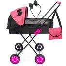 Carrinho de Boneca Veneza 79 CM Alt Bebe Reborn Milan Luxo