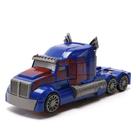 Carrinho de Brinquedo Caminhão Transformers 2 em 1 Vira Robô Com Som e Luz a Pilha