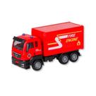 Carrinho de brinquedo colecao profissoes super trucks bombeiro - polibrinq