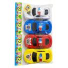 Carrinho De Brinquedo Fricção 4 Unidades Coleção Miniatura
