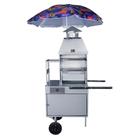 Carrinho de Churrasco R2 70cm com Baú de Mantimentos e Caixa 67069G