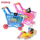 Carrinho de compras com rodas Pretend Play Kitchen Set Food