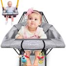 Carrinho de compras e capa para cadeira alta Youpinby 2 em 1 Grey