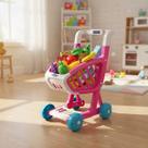 Carrinho de Compras Mercado Infantil com Acessórios Meninos e Meninas