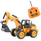 Carrinho De Controle Remoto Brinquedo Trator Construção 1:32