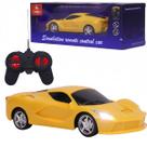 Carrinho de Controle Remoto com 4 Funções Amarelo Escala 1:18 - Castela