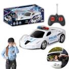 Carrinho de Controle Remoto Polícia 7 Funções Esportivo Brinquedo Escala 1:24 Linha Premium ULTRATECH - ENVIO IMEDIATO