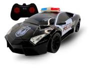 Carrinho De Controle Remoto Policia Super Carro Brinquedo