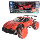 Carrinho de Controle Remoto Recarregável Gira 360g 2,4g Art Brink