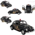 Carrinho De Ferro Fusca Policia Federal Miniatura Coleção