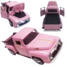 Carrinho de Ferro Miniatura Caminhonete Fricção Abre Capô e Portas