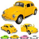 Carrinho De Ferro Miniatura Fusca Beetle Carro Colecionador Carrinho De Ferro Miniatura Fusca Beetle Carro Colecionador