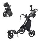 Carrinho de golfe dobrável FLAGTAG de 3 rodas com freio