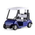 Carrinho de golfe modelo Alloy com função de retração, cor azul