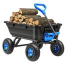 Carrinho de Jardim Basculante Autodaya 900 lb com Pneus Pneumáticos de 10"