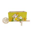 Carrinho de Jardinagem Decorativo Páscoa 30,5 x 15 cm