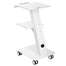 Carrinho de laboratório VEVOR Rolling Cart de 3 camadas com soquete de capacidade de 100 kg Carrinho de laboratório VEVOR Rolling Cart de 3 camadas com soquete de capacidade de 100 kg