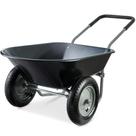 Carrinho de Mão Best Choice Products - Roda Dupla, 5 pés³, 150 kg