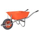 Carrinho de Mão com Caçamba Funda Plástica 55 L e Pneu Maciço Tramontina