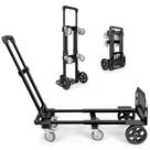 Carrinho de mão dobrável KEDSUM 3 em 1 600 kg Heavy Duty 6 rodas
