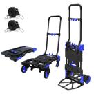 Carrinho de mão dobrável Oyoest Heavy Duty 150 kg de carga com rodas