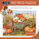 Carrinho de mão Puzzle Lang 500PC Harvest Wheelbarrow