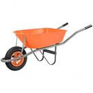 Carrinho de Mão Tramontina Caçamba Plástica Laranja 55L