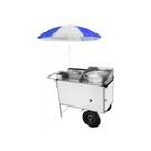 Carrinho de Milho Verde Luxo com Rodas Pneumáticas e Guarda Sol - Cefaz Carrinho de Milho Verde Luxo com Rodas Pneumáticas e Guarda Sol - Cefaz