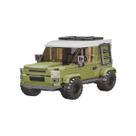 Carrinho de Montar Jeep Land Rover Verde 266 Peças Blocos Esportivos Miniatura Colecionável Realista
