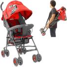 Carrinho de Passeio Bebê Guarda Chuva 6-36 Meses 15kg Zebra