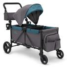 Carrinho de passeio Delta Children Jeep Sport All-Terrain cinza/azul Carrinho de passeio Delta Children Jeep Sport All-Terrain cinza/azul