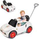 Carrinho de Passeio e Pedal 2 em 1 Calesita racer Turbo Branco Carrinho de Passeio e Pedal 2 em 1 Calesita racer Turbo Branco
