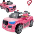 Carrinho de Passeio e Pedal Infantil Mini Carro Maral BM Car Modelo:Rosa Menina Carrinho de Passeio e Pedal Infantil Mini Carro Maral BM Car Modelo:Rosa Menina