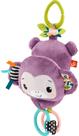 Carrinho de Passeio Fisher-Price Sing & Go - Macaco Roxo para Recém-Nascidos