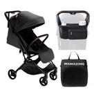 Carrinho de passeio MAMAZING Ultra Air com organizador e almofada de 5 pontos