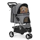Carrinho de Passeio MoniBloom para Pets - 3 Rodas - Cães e Gatos Pequenos e Médios