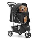 Carrinho de Passeio MoniBloom para Pets - Dobrável com Capa Protetora