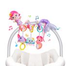 Carrinho de passeio Toy Koty Carseat Toys Hanging Pink Mermaid 0-6M