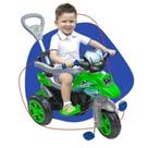 Carrinho De Passeio Triciclo Infantil Moto Trail Verde - Maral