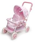 Carrinho de passeio Twin Doll Badger Basket Double Toy 2 Dolls Pink
