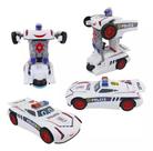 Carrinho De Polícia Autobots Bate E Volta Com Luz E Som