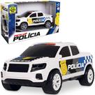 Carrinho de policia de brinquedo pick-up patamo camionete camburão Carrinho de policia de brinquedo pick-up patamo camionete camburão