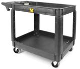 Carrinho de serviço utilitário MaxWorks 80855 Capacidade de 227 kg com bandejas Carrinho de serviço utilitário MaxWorks 80855 Capacidade de 227 kg com bandejas